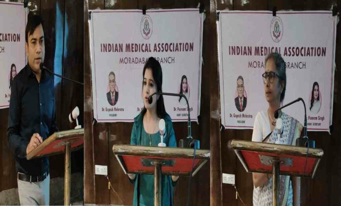 Dr Manish Sharma, Dr Leena Dadhwal and Dr. Payal Malhotra held detailed interaction with city-based doctors.