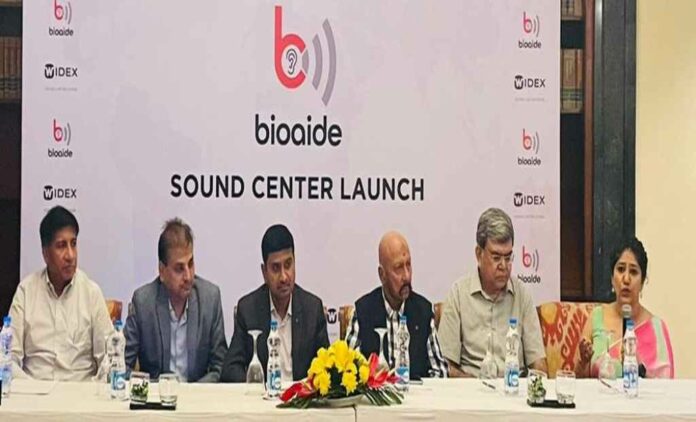 Bioaide Sound Center is being opened in collaboration with Saksham Hearing Care and Bioaide Speech and Hearing Center.